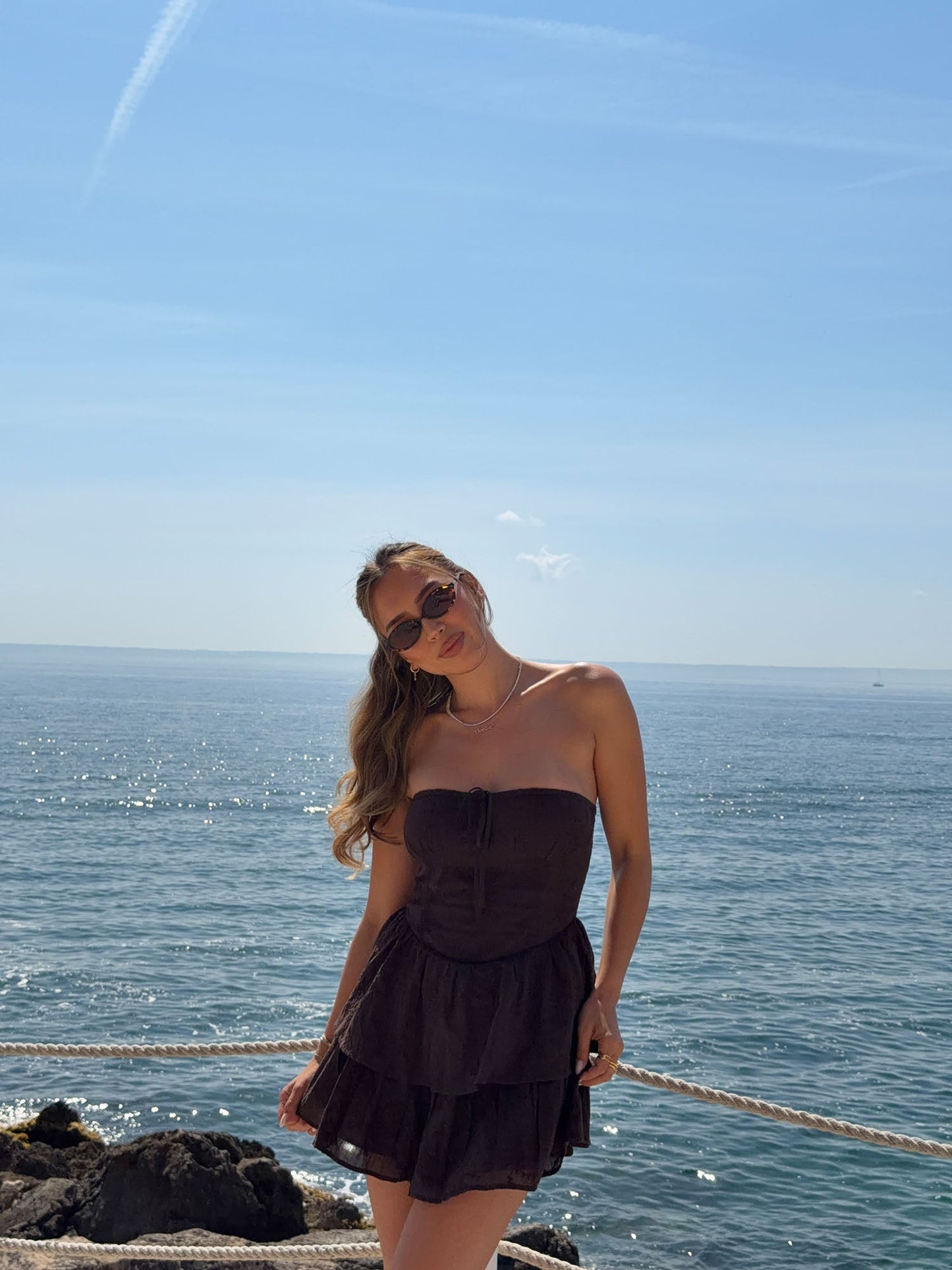 ELLA - Mini Dress • Cocoa