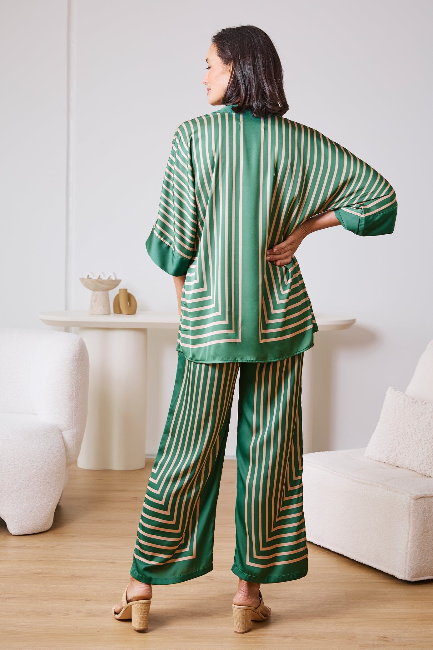Alma Short Sleeve Top Emerald