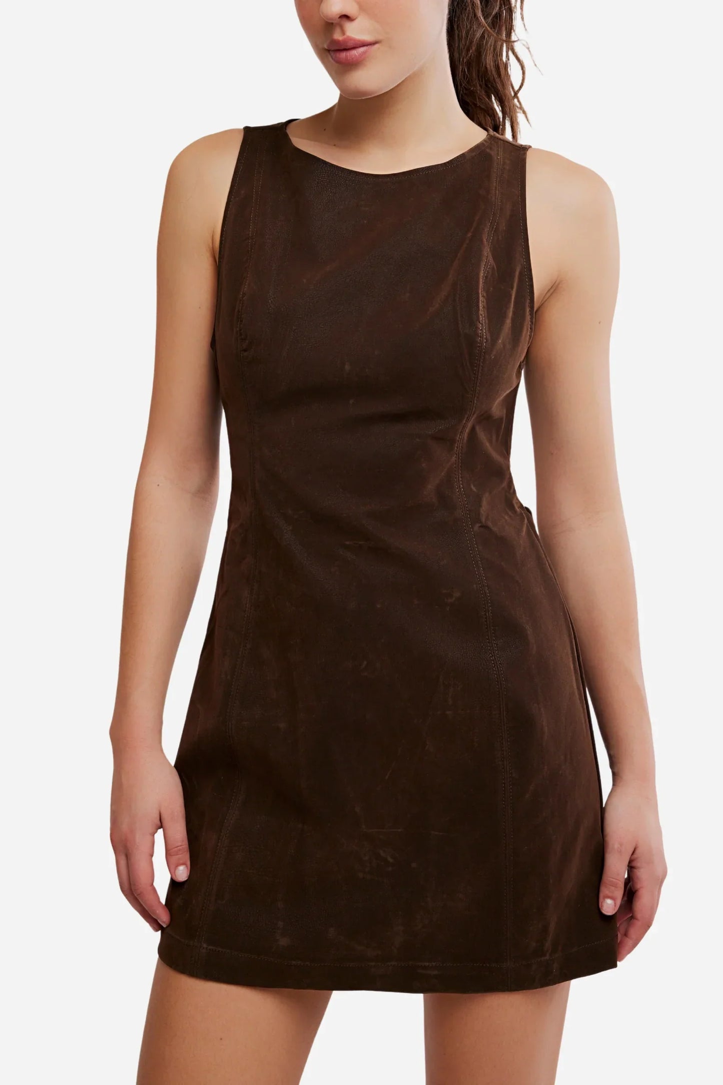 Free People Atlas Suede Mini Dress