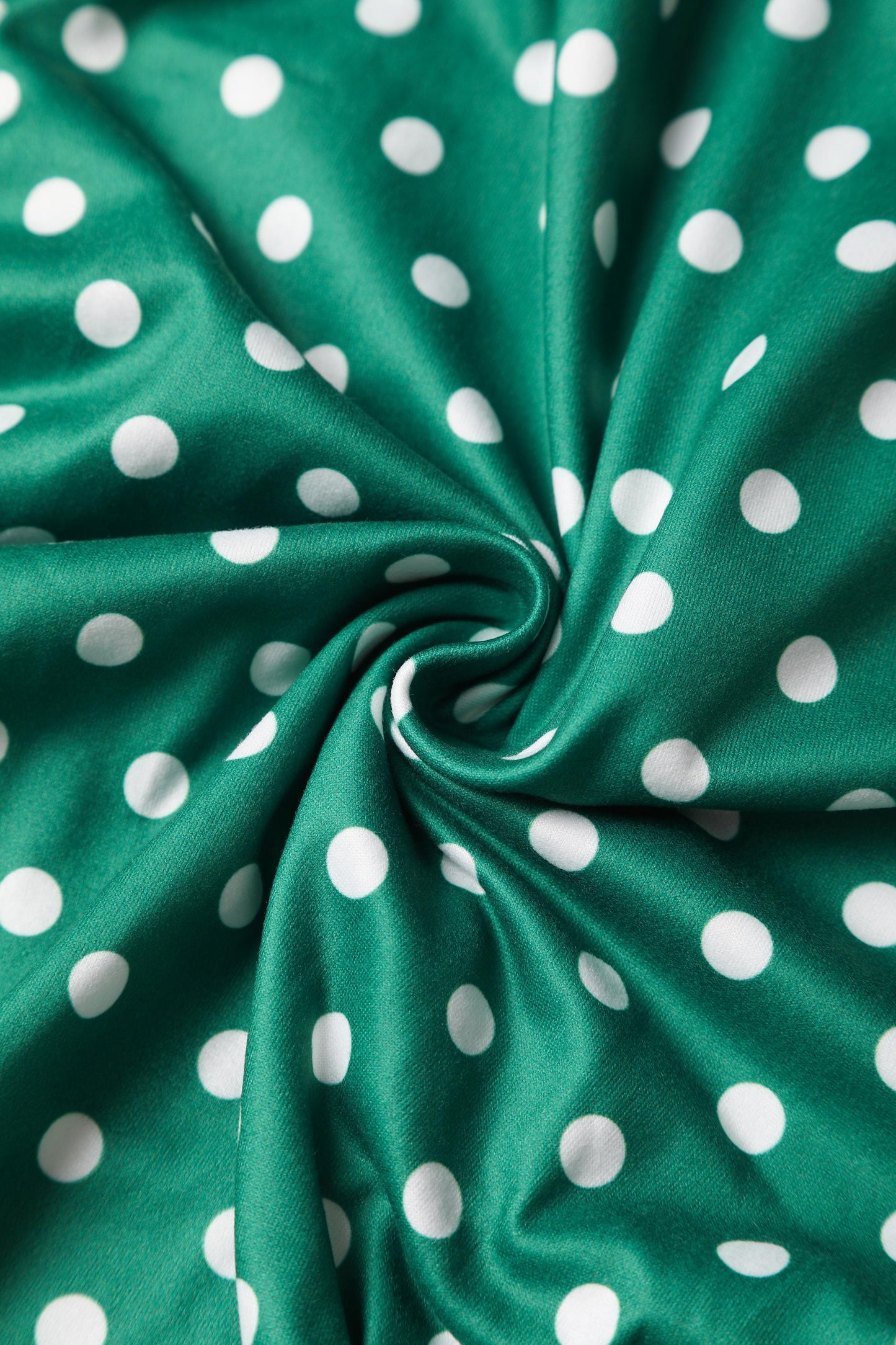 Matilda Green Polka Dot Wrap Dress
