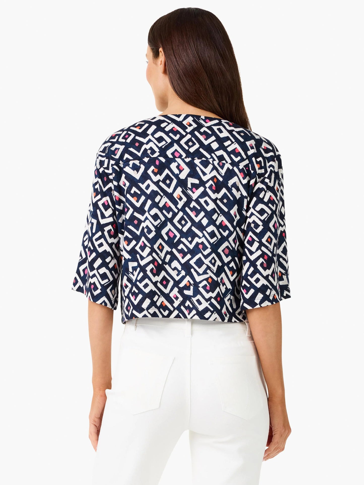 Indigo Angles 4-Way Cardigan