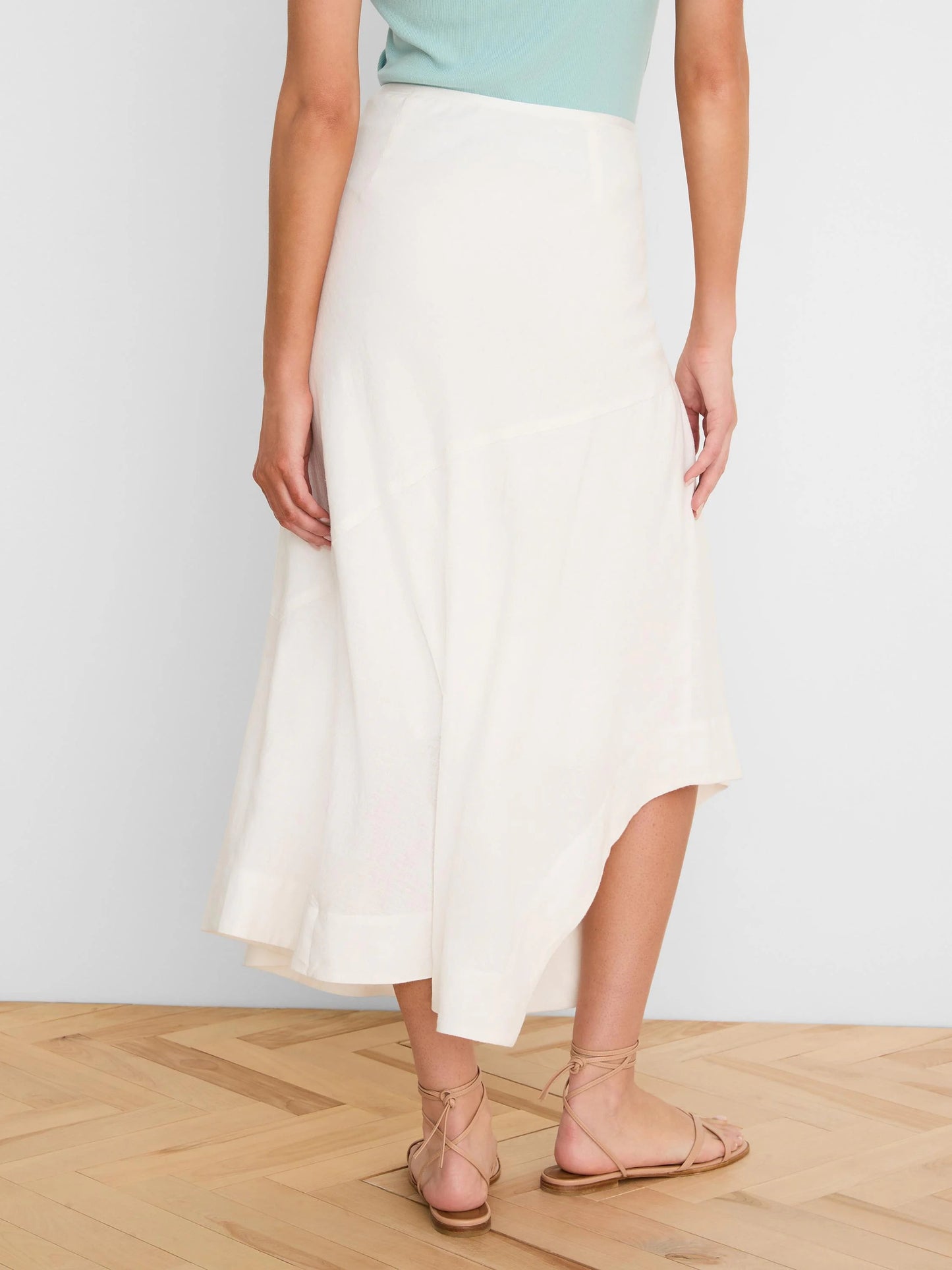 Long Engagement Rumba Linen Skirt