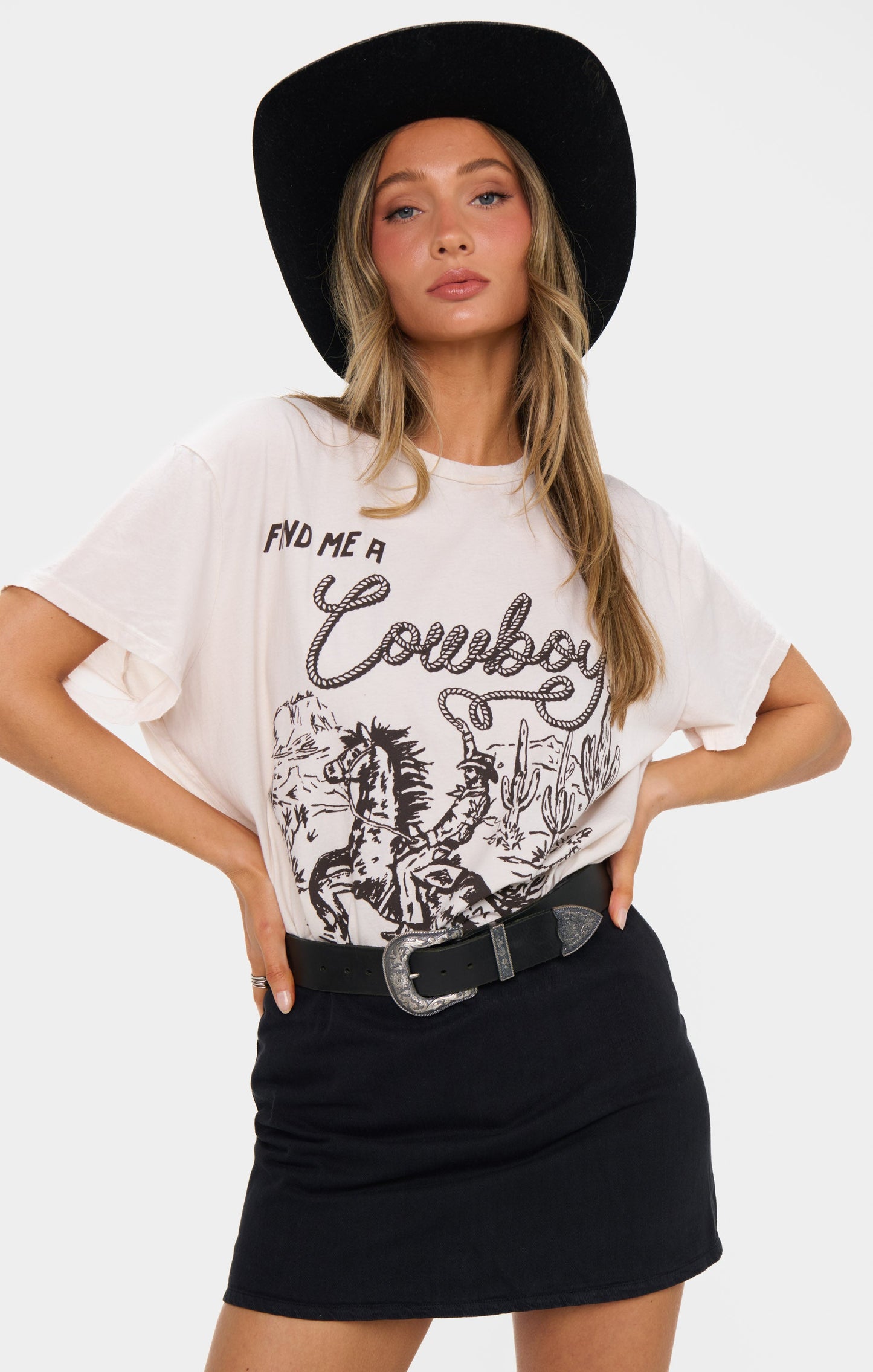Tom Tee ~ Find Me A Cowboy Graphic