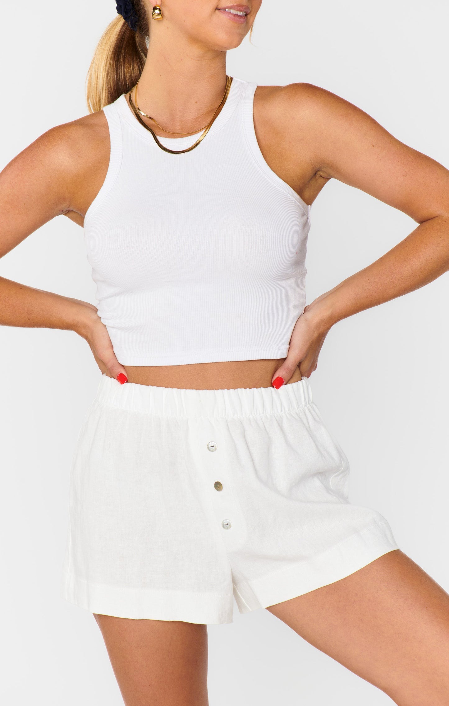 Max Boxer Shorts ~ White Linen