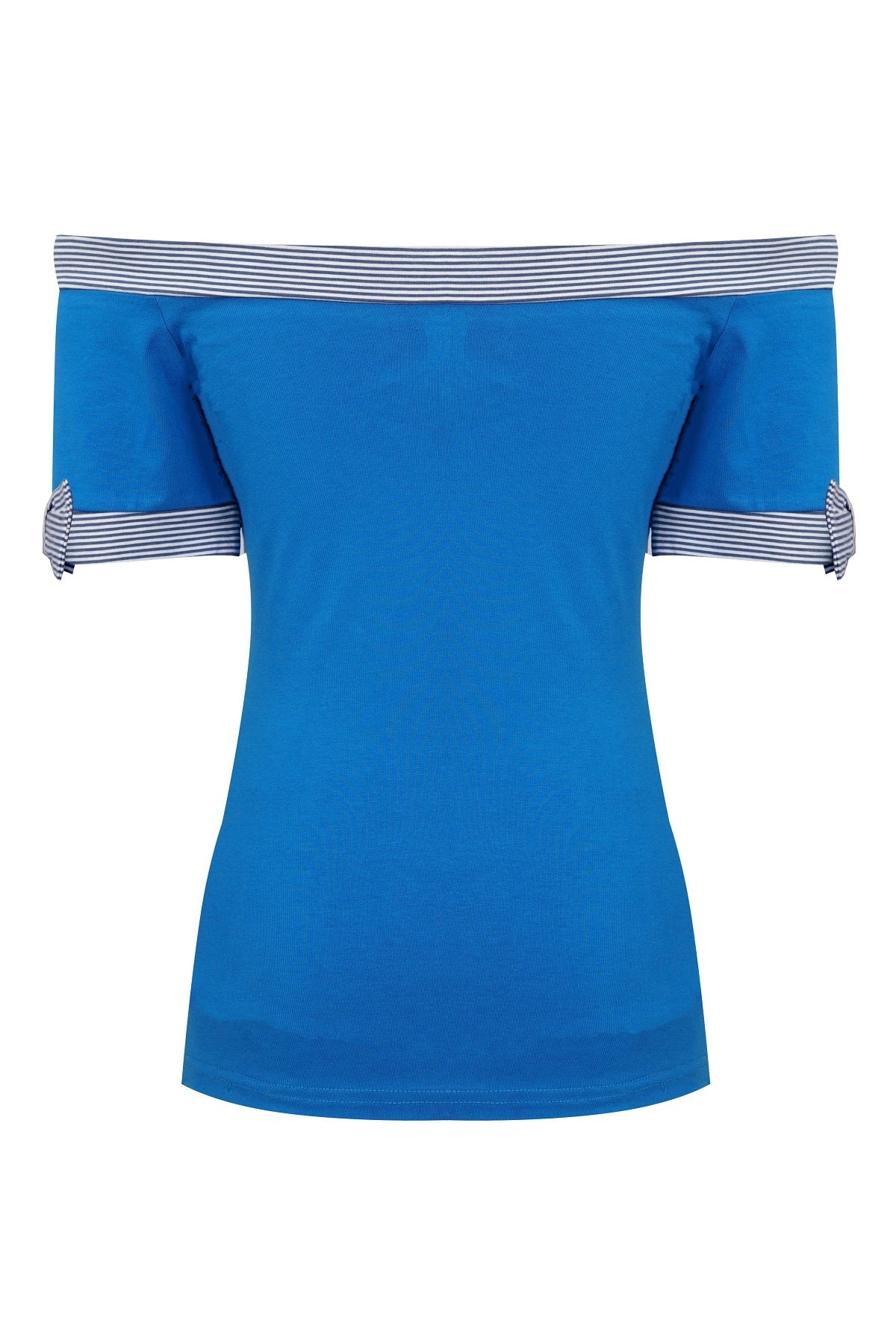 Layla Off Shoulder Blue Top
