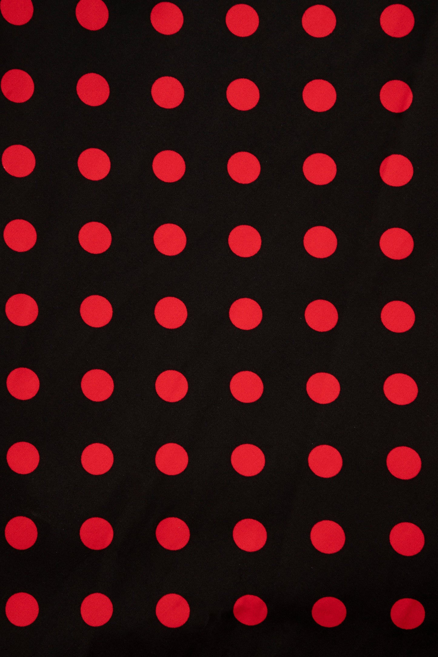 Lily Rockabilly Polka Dot Off Shoulder Swing Dress In Black & Red