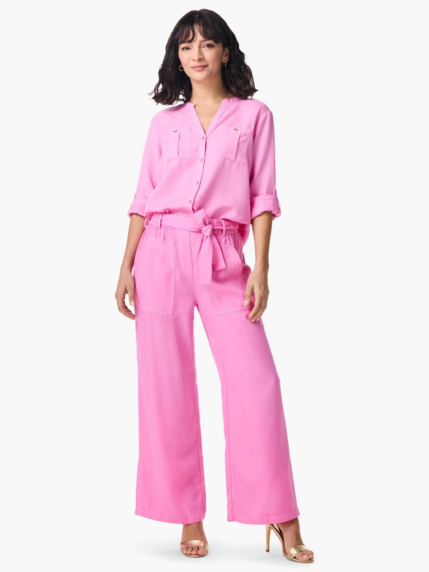 Drapey Utility Wide Leg Pant