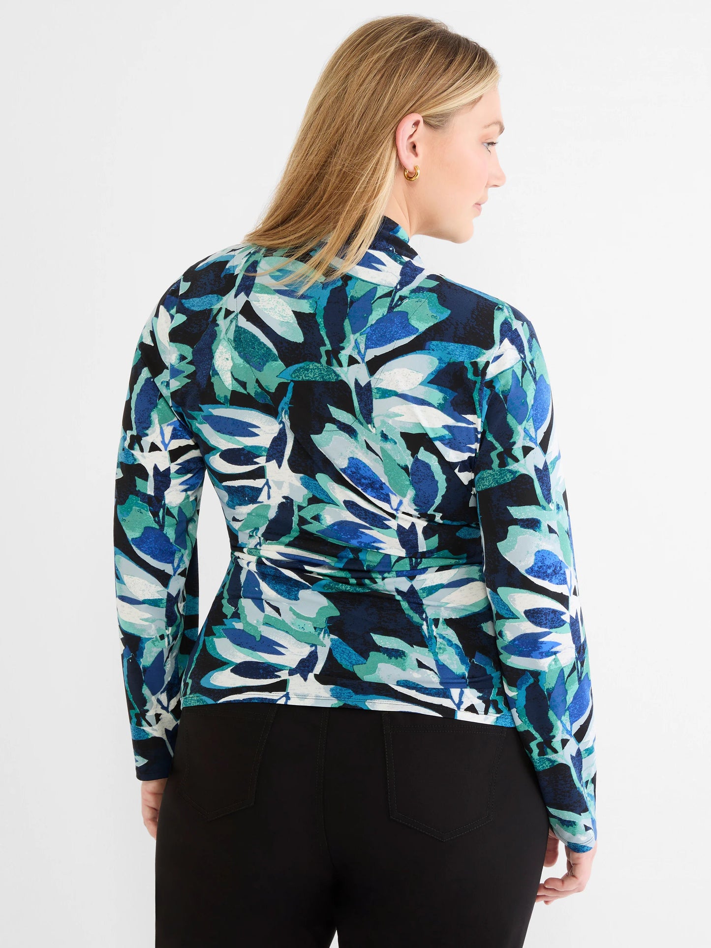 Giverny Knit Wrap Top