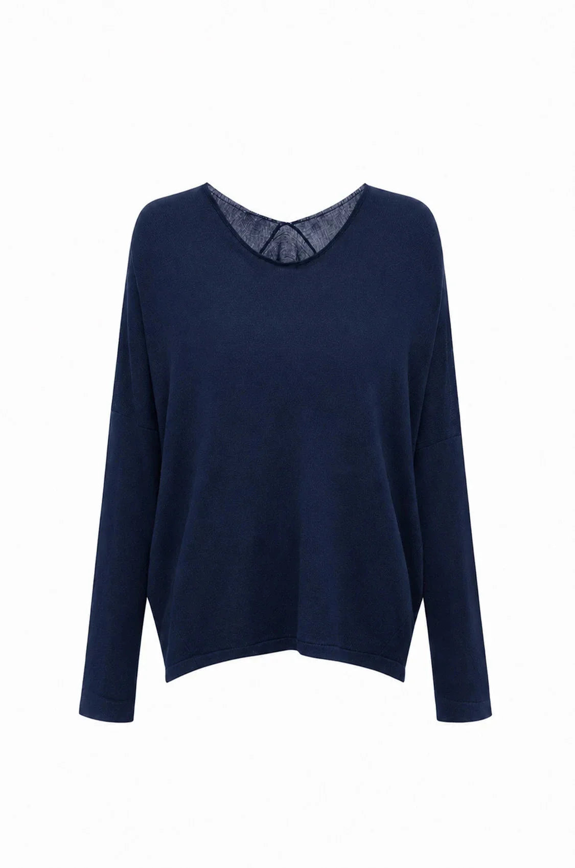 Sadie Fine Knit Jumper Navy