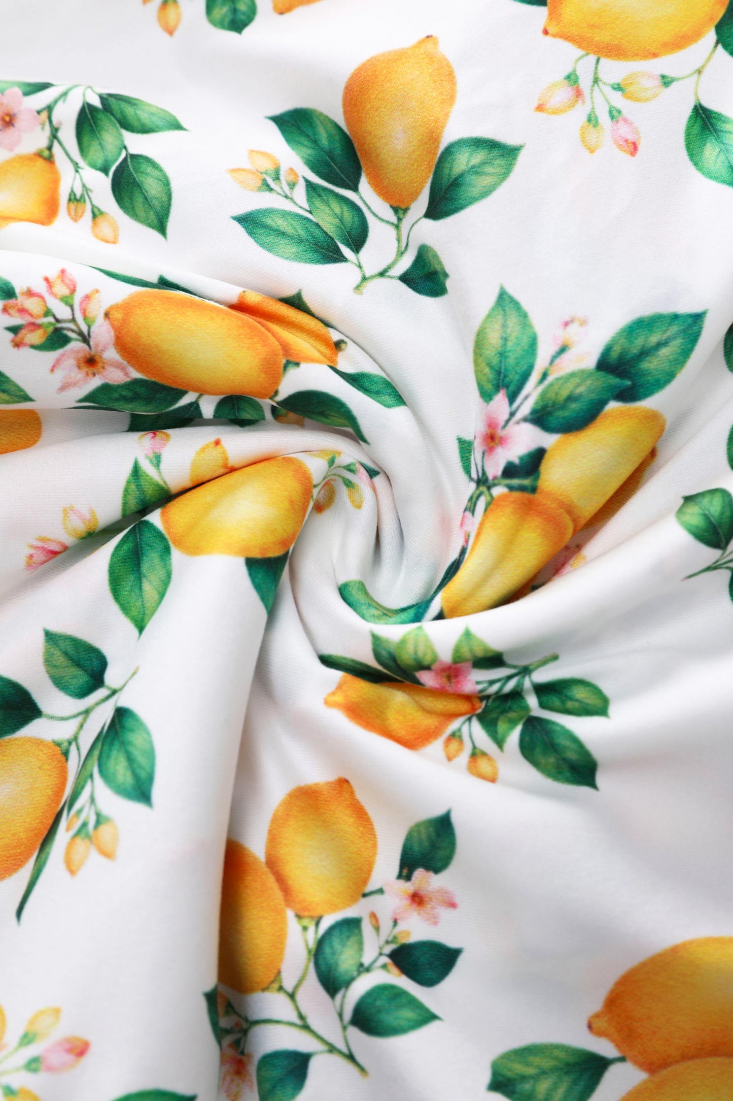 Matilda White Lemon Wrap Dress in White