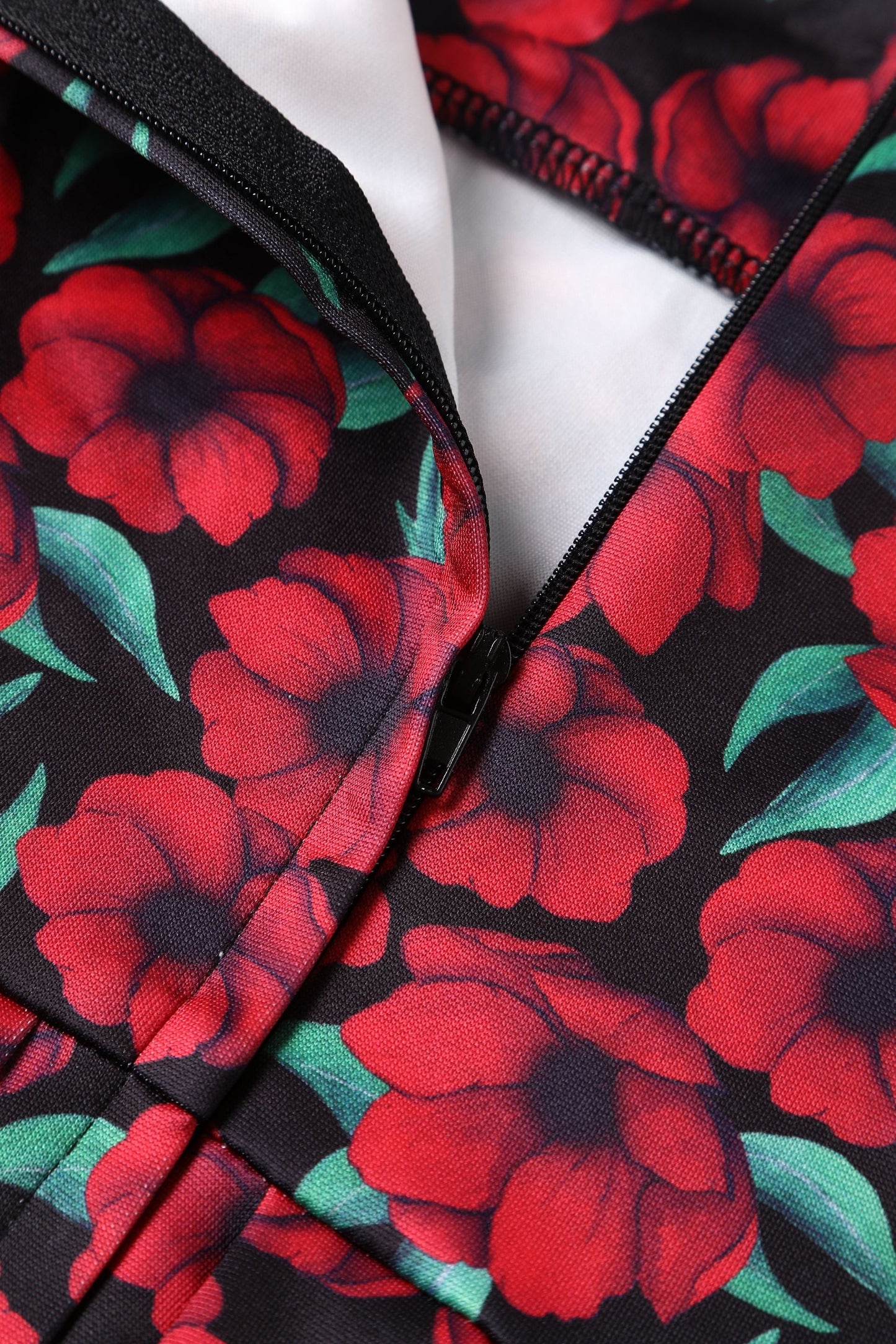 Amanda Red Anemone Swing Dress