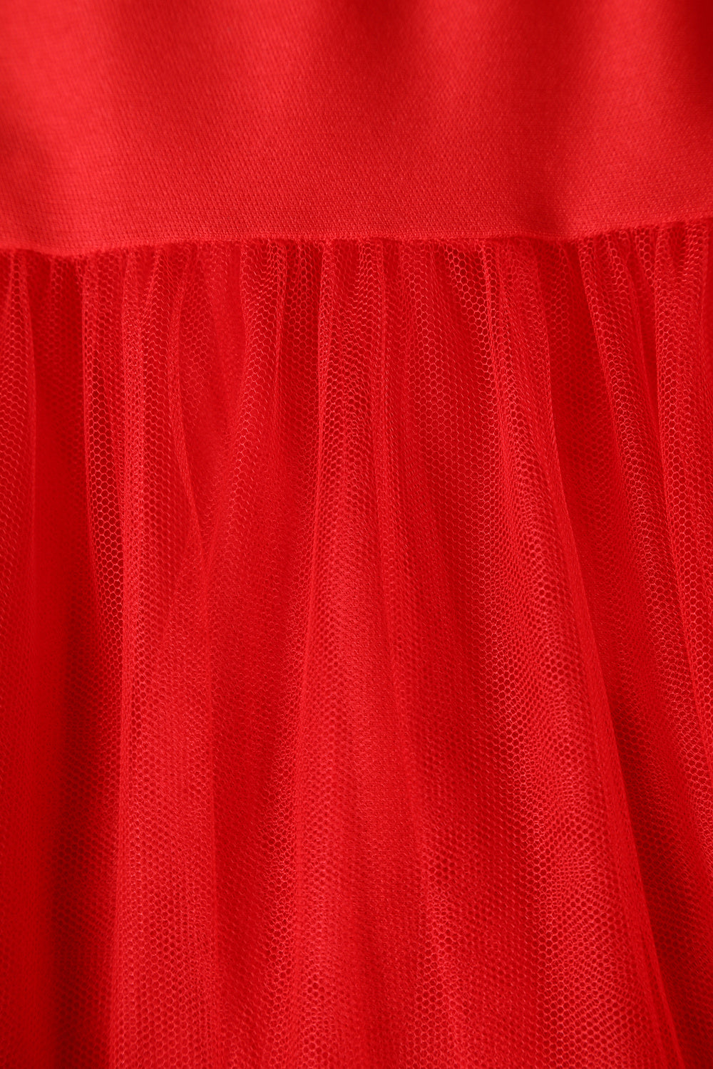 Fluffy Net Petticoat 25.5 In Red