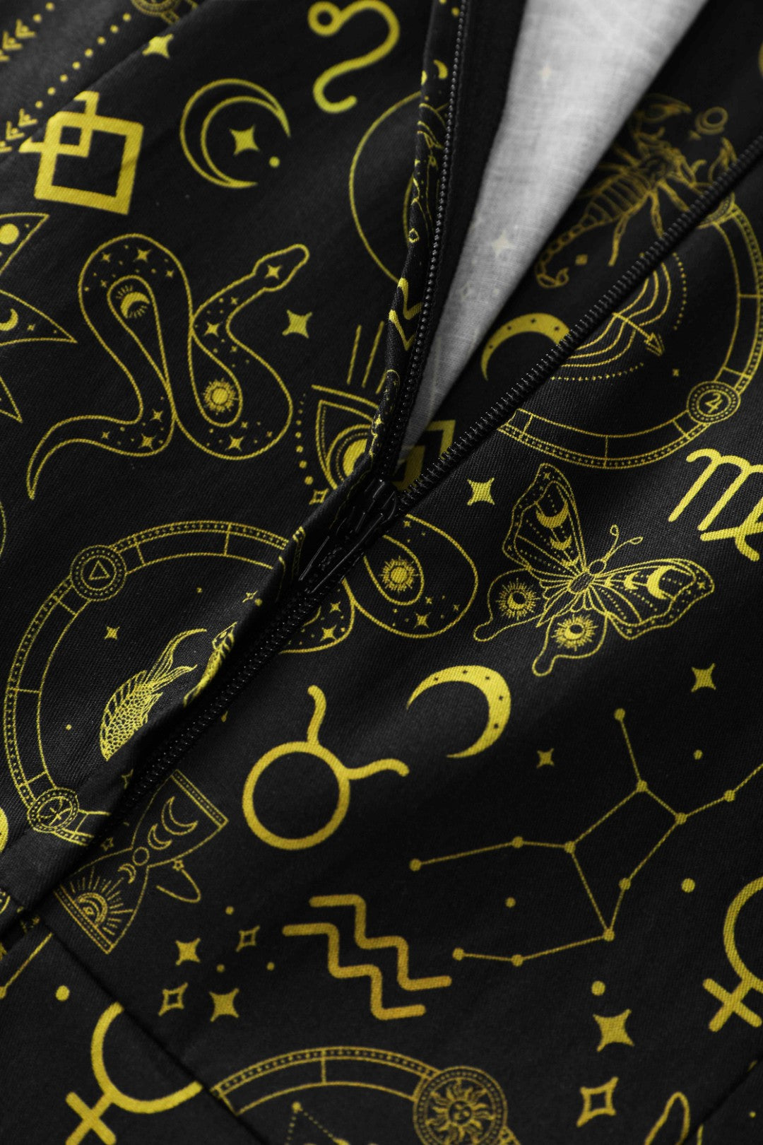 Amanda Gold Horoscope Swing Dress In Black