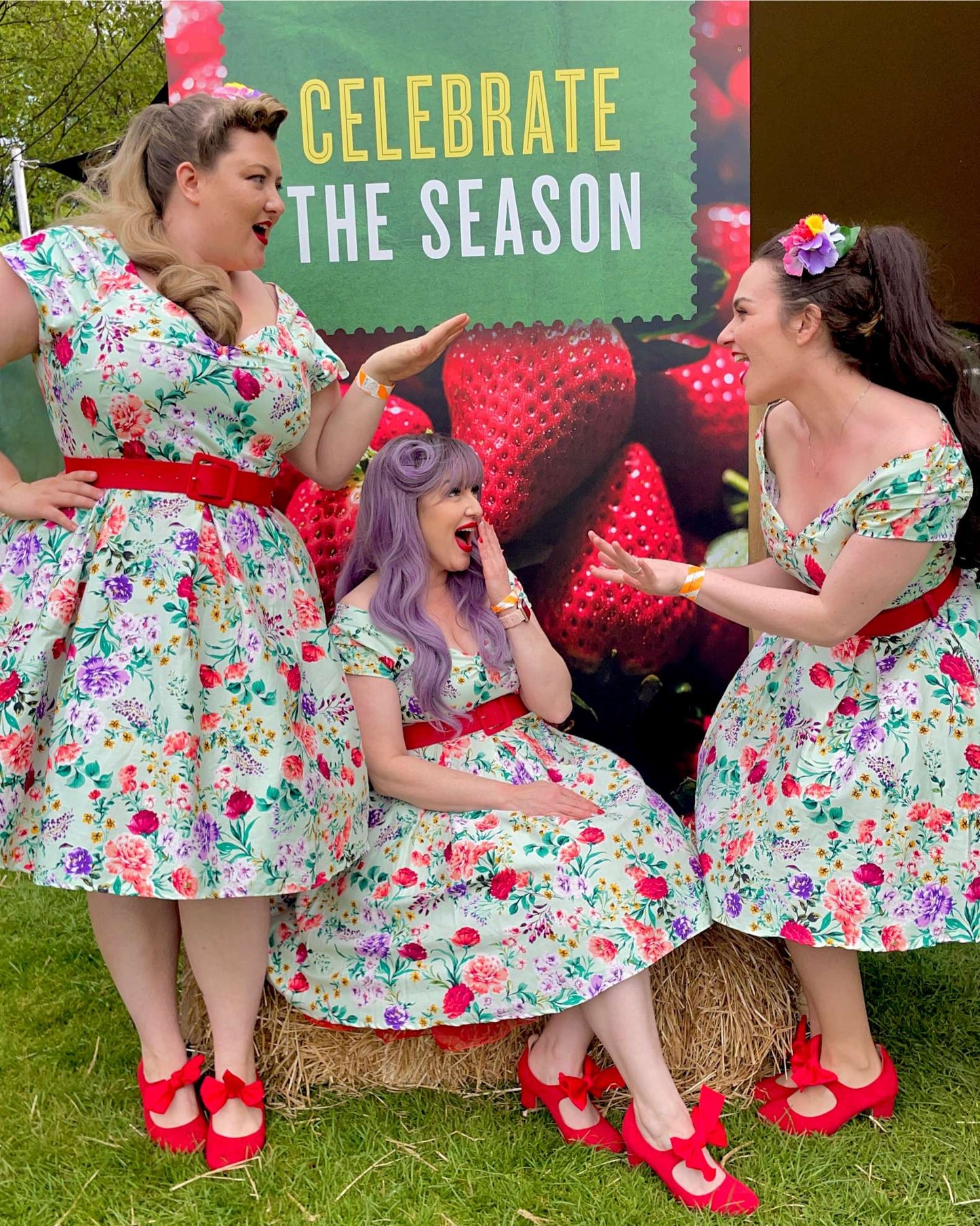 Lily Light Green Floral Dress
