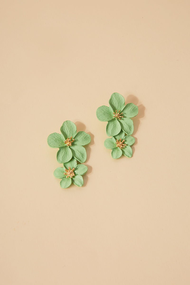Pendientes Orchid Verde · Le Palmier ·