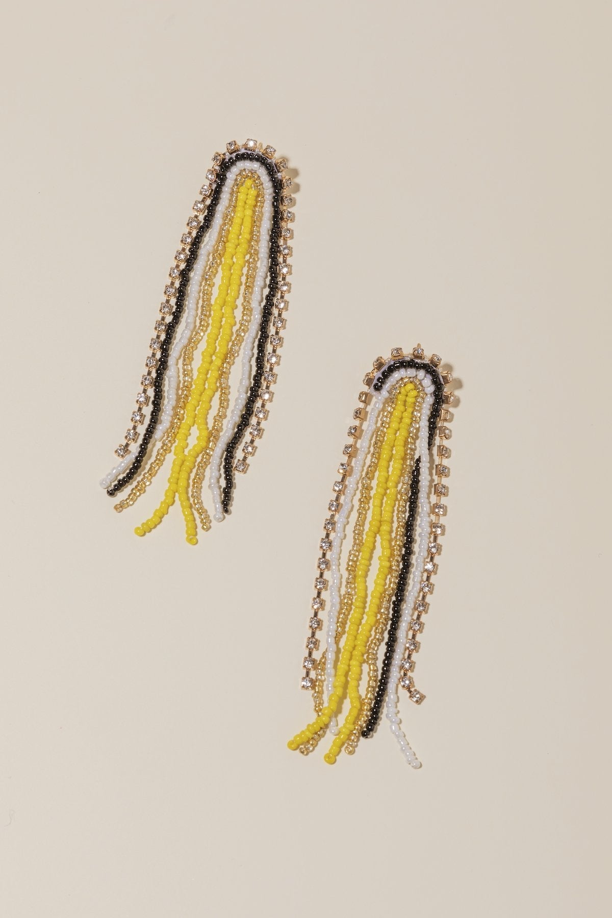 Pendientes Yellow Strass · Rivera ·