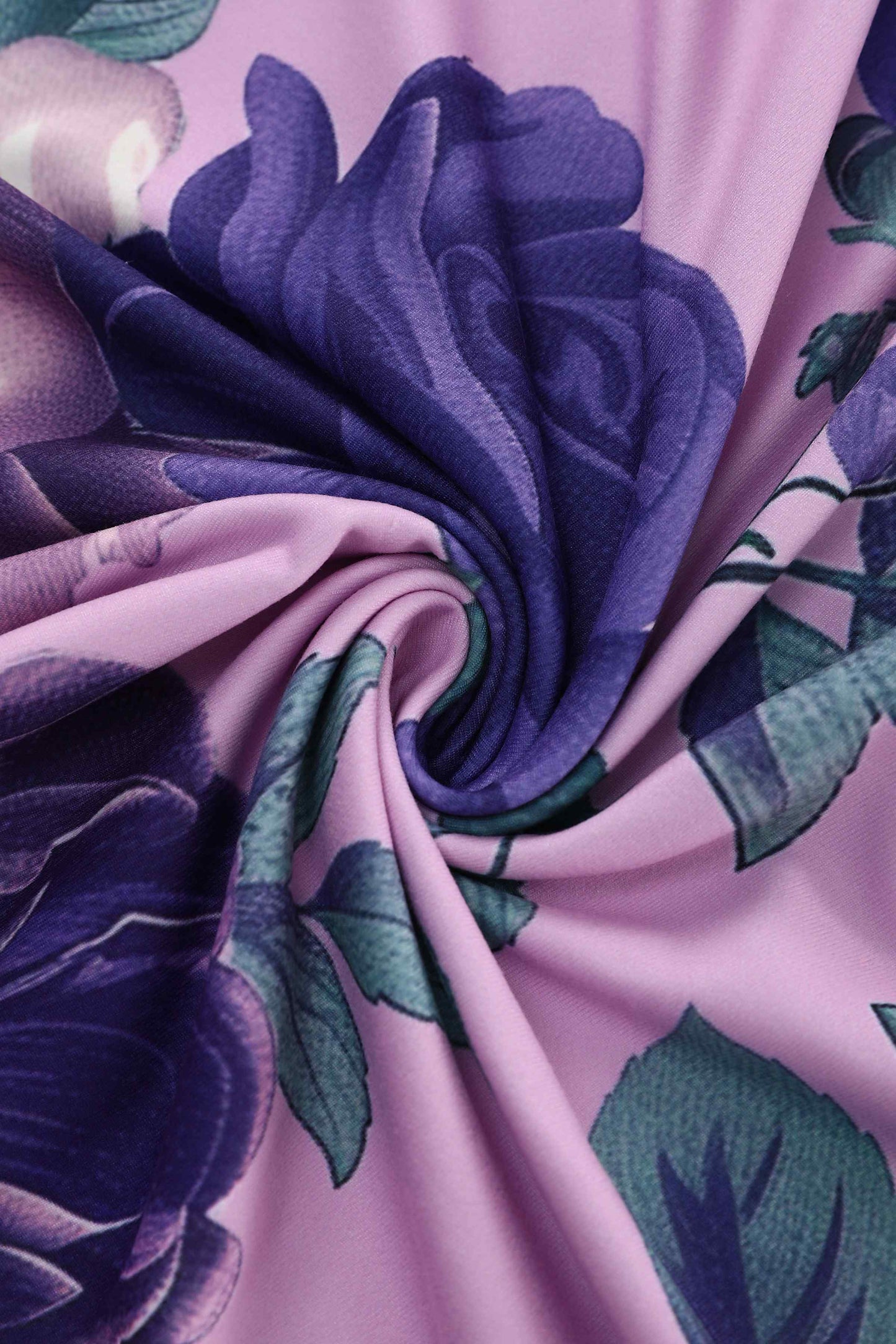 Julia Purple Rose Midi Dress