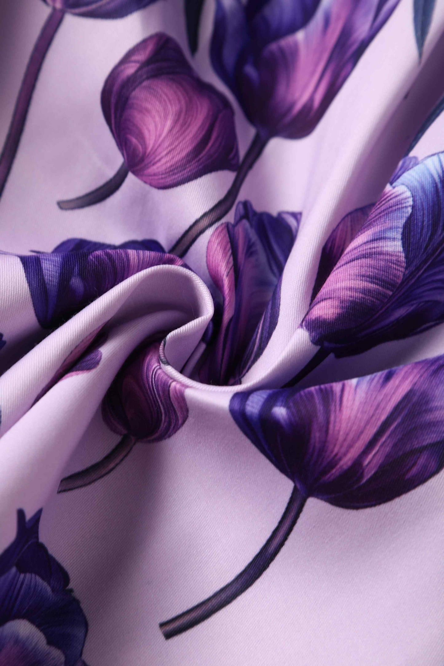 Amanda Purple Tulip Swing Dress