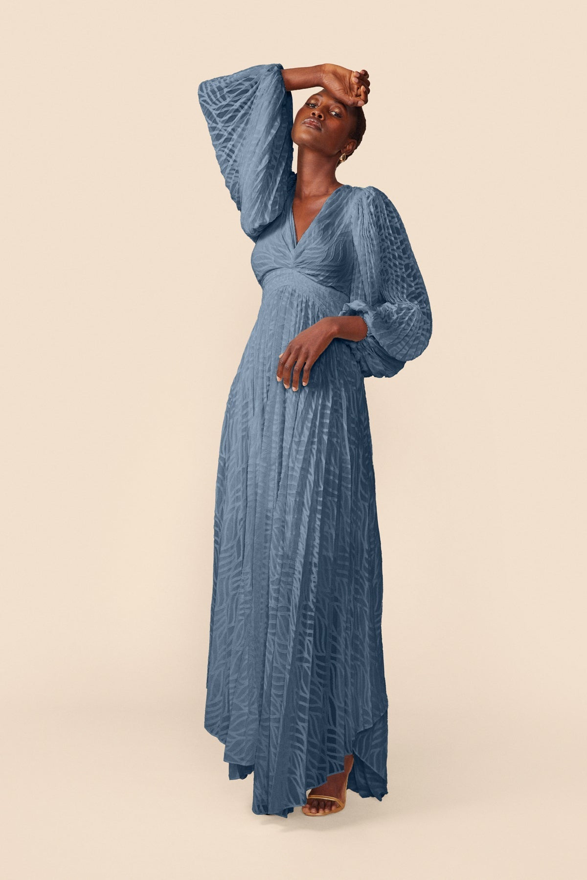 Vestido Elsa Azul Añil · Alegoria ·