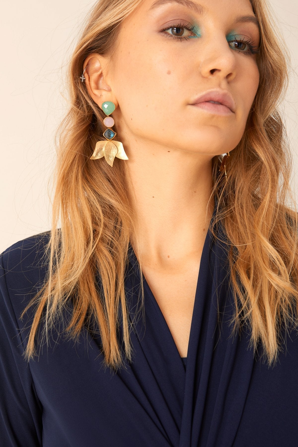 Vestido Kaira Navy · Pretty in Pink ·