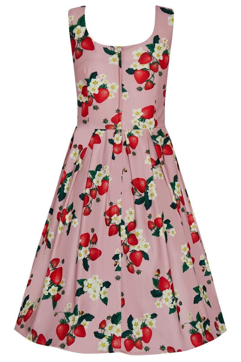 Amanda Pink Strawberry Dress