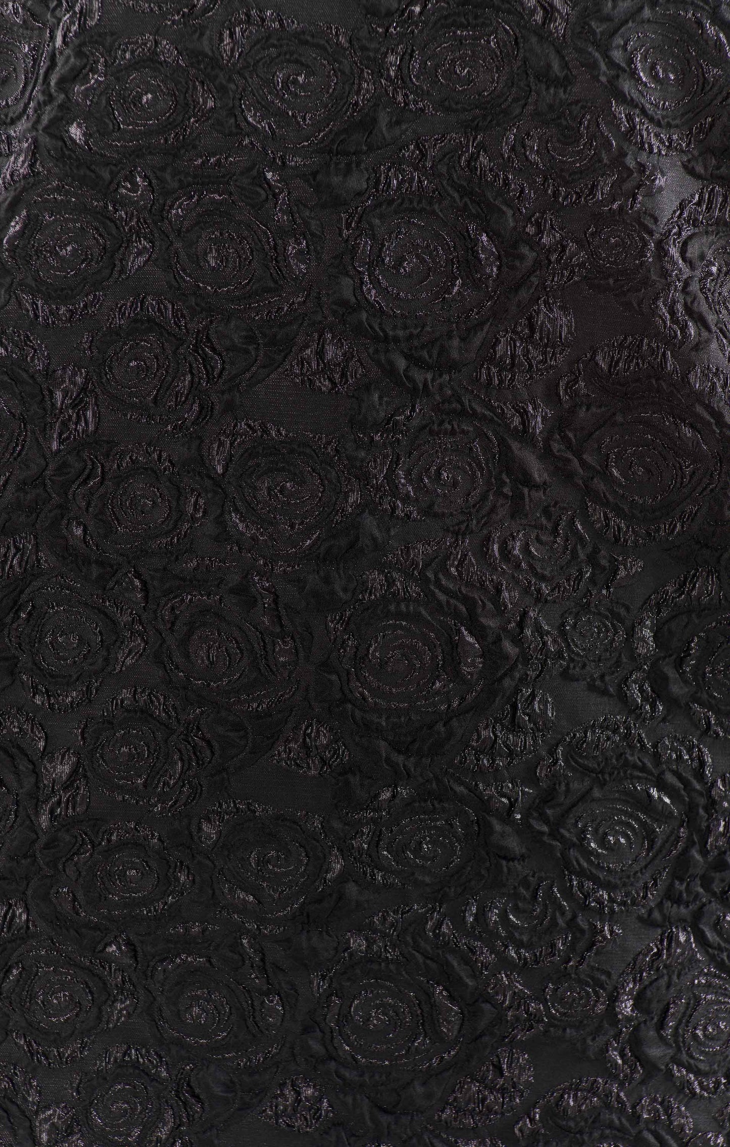 Jeanette Dress ~ Black Blooms Jacquard