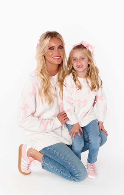 Gabrielle Sweater ~ Put a Bow On It Knit