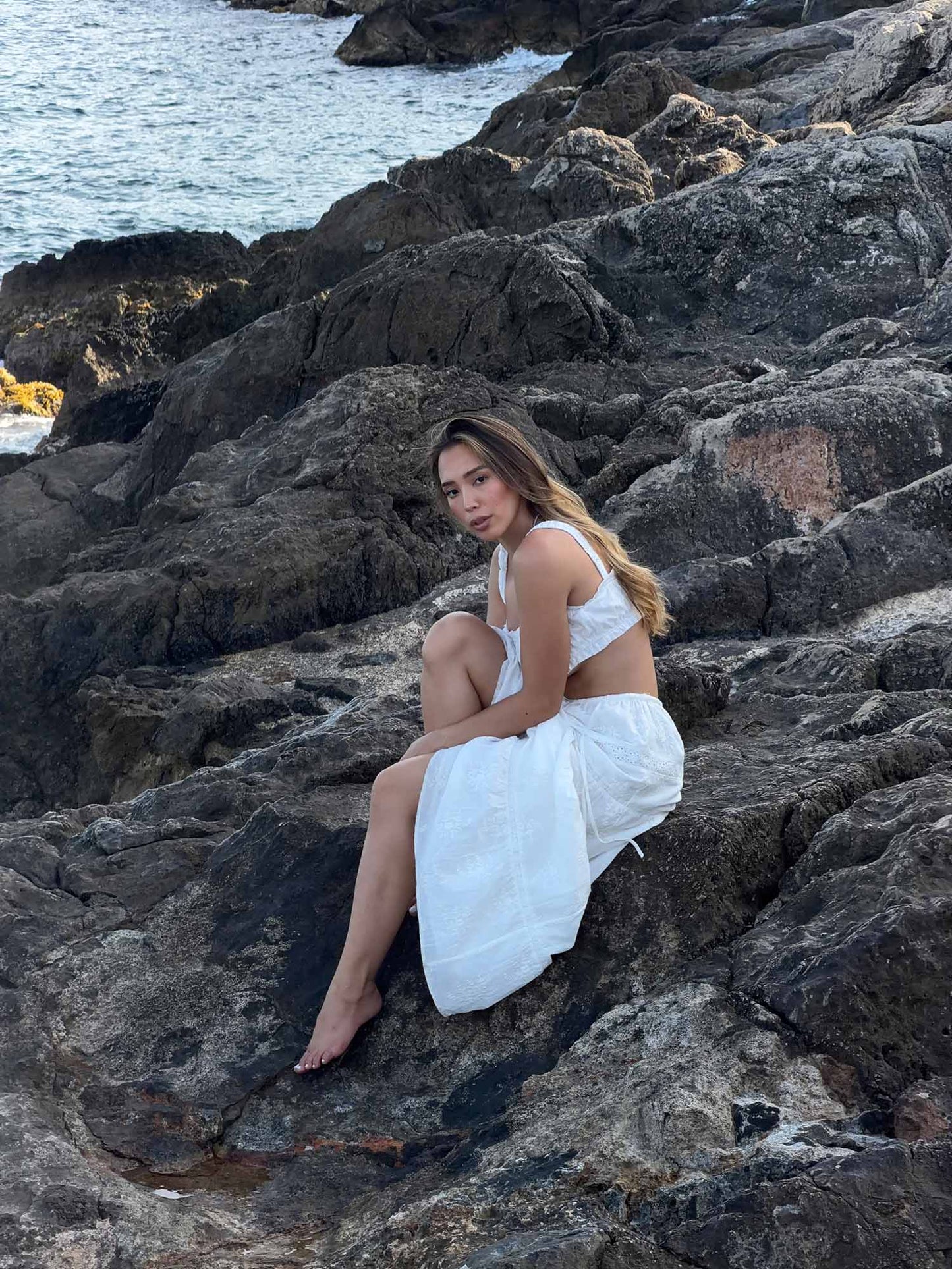 ELLA - Maxi Skirt • White