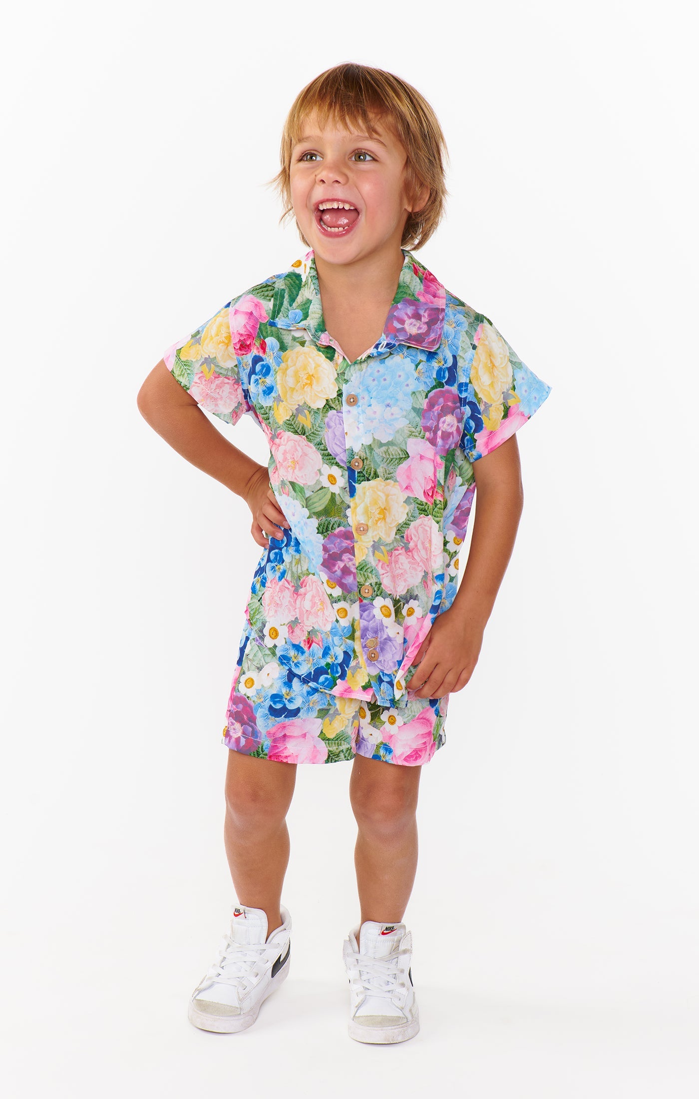 Lil Button Up Shirt ~ Flower Shop