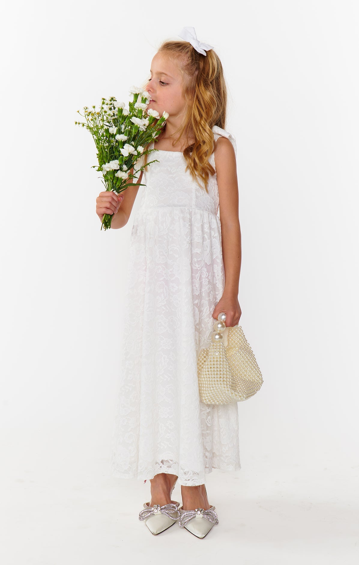 Little Claire Maxi ~ White Forever Lace