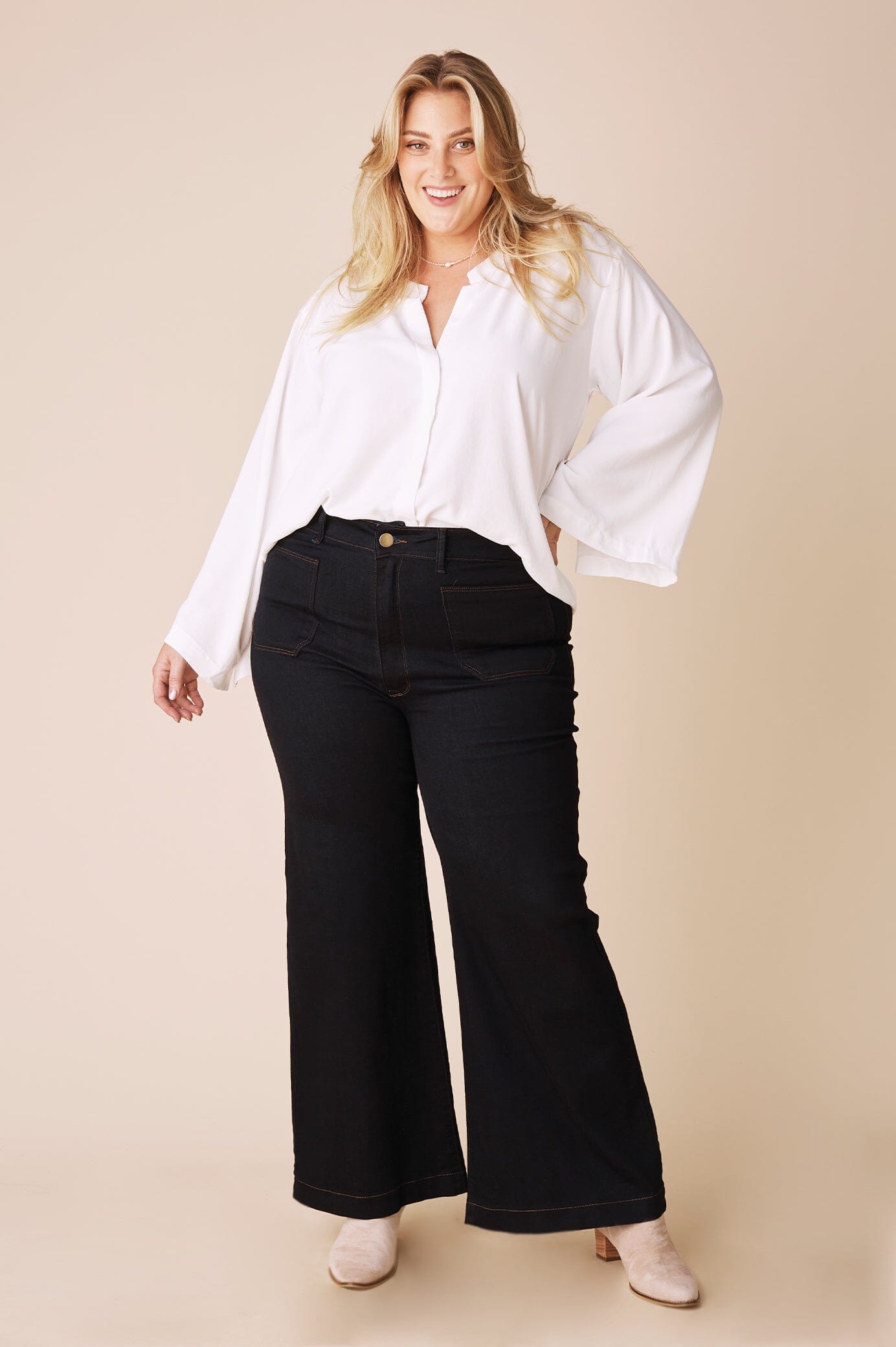 Monique Top White