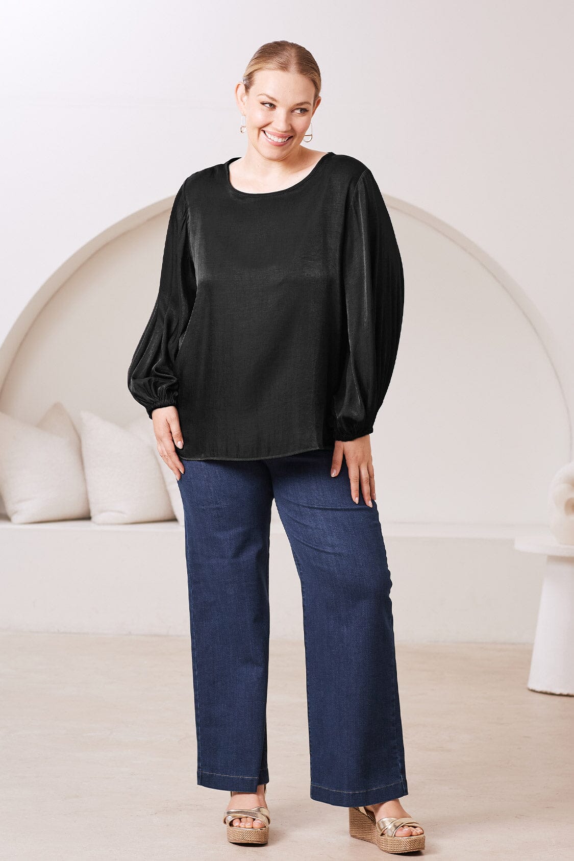 Lucy Straight Leg Denim Jeans