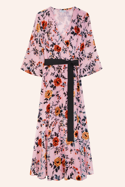 Vestido Florian Estampado Devoré · Icons ·