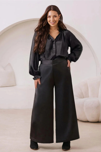 Sierra Long Sleeve Top Black