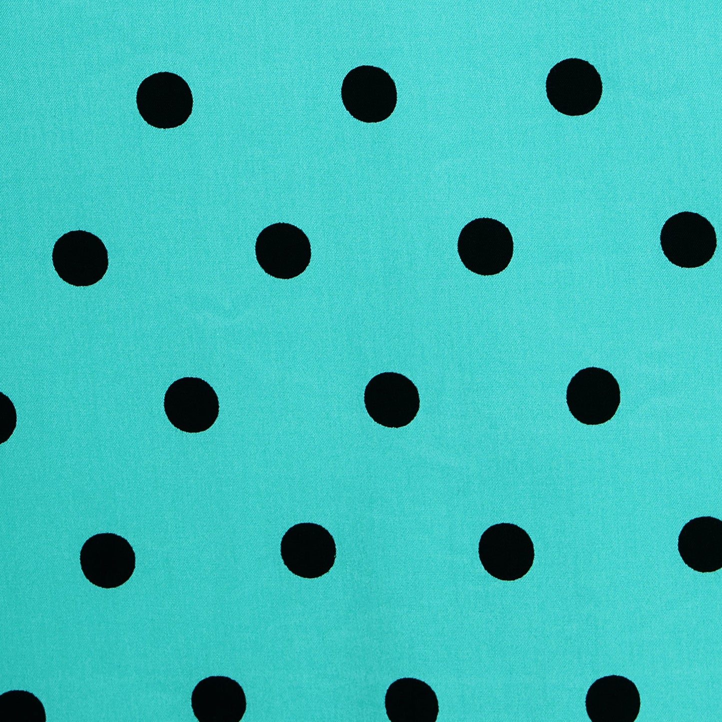 Claudia Flirty Fifties Style Polka Dot Dress Turquoise & Black