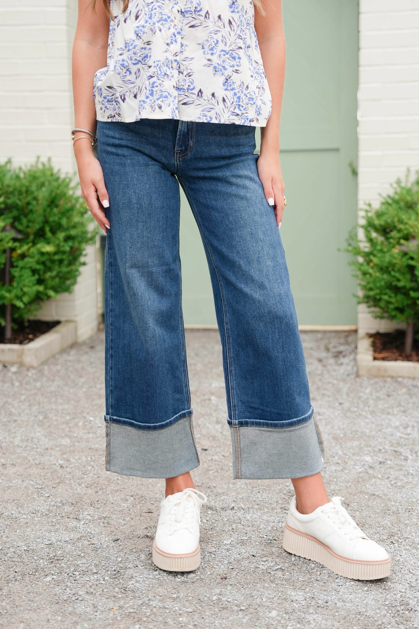 Just Black Petite Cuffed Jean