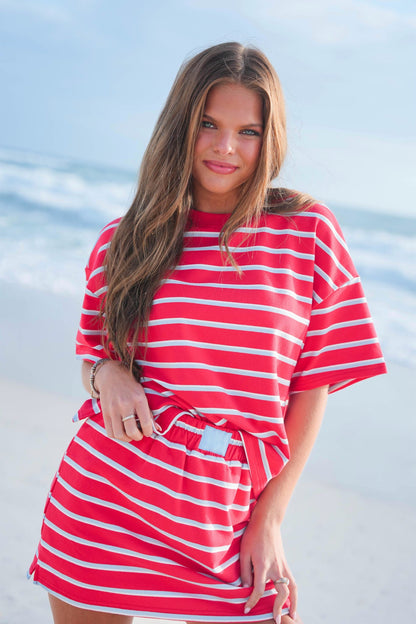 Double Stripe Patch Skort
