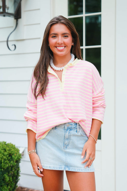 Barbra Henley Sweater
