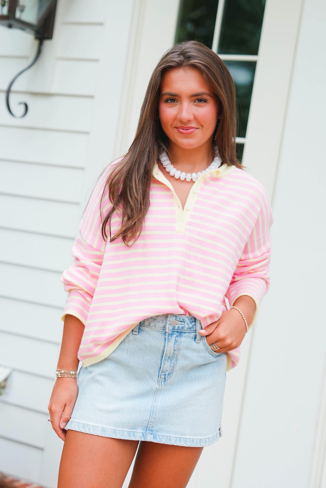Barbra Henley Sweater