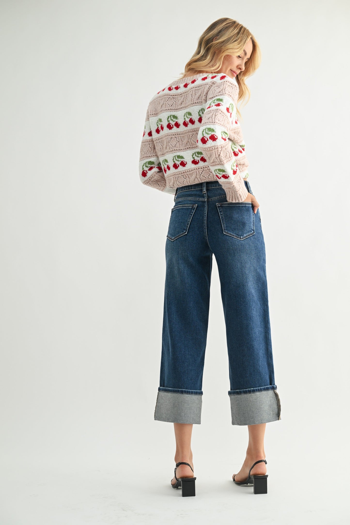 Just Black Petite Cuffed Jean