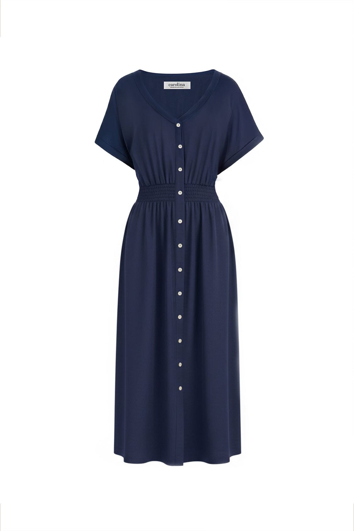 Georgina Short Sleeve Dress Navy