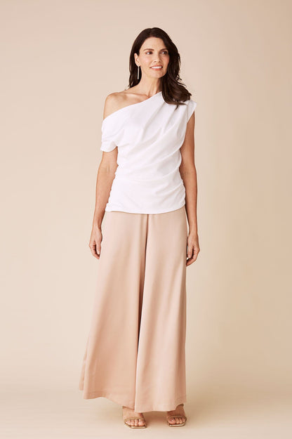 Sloane Wide Leg Pants Champagne