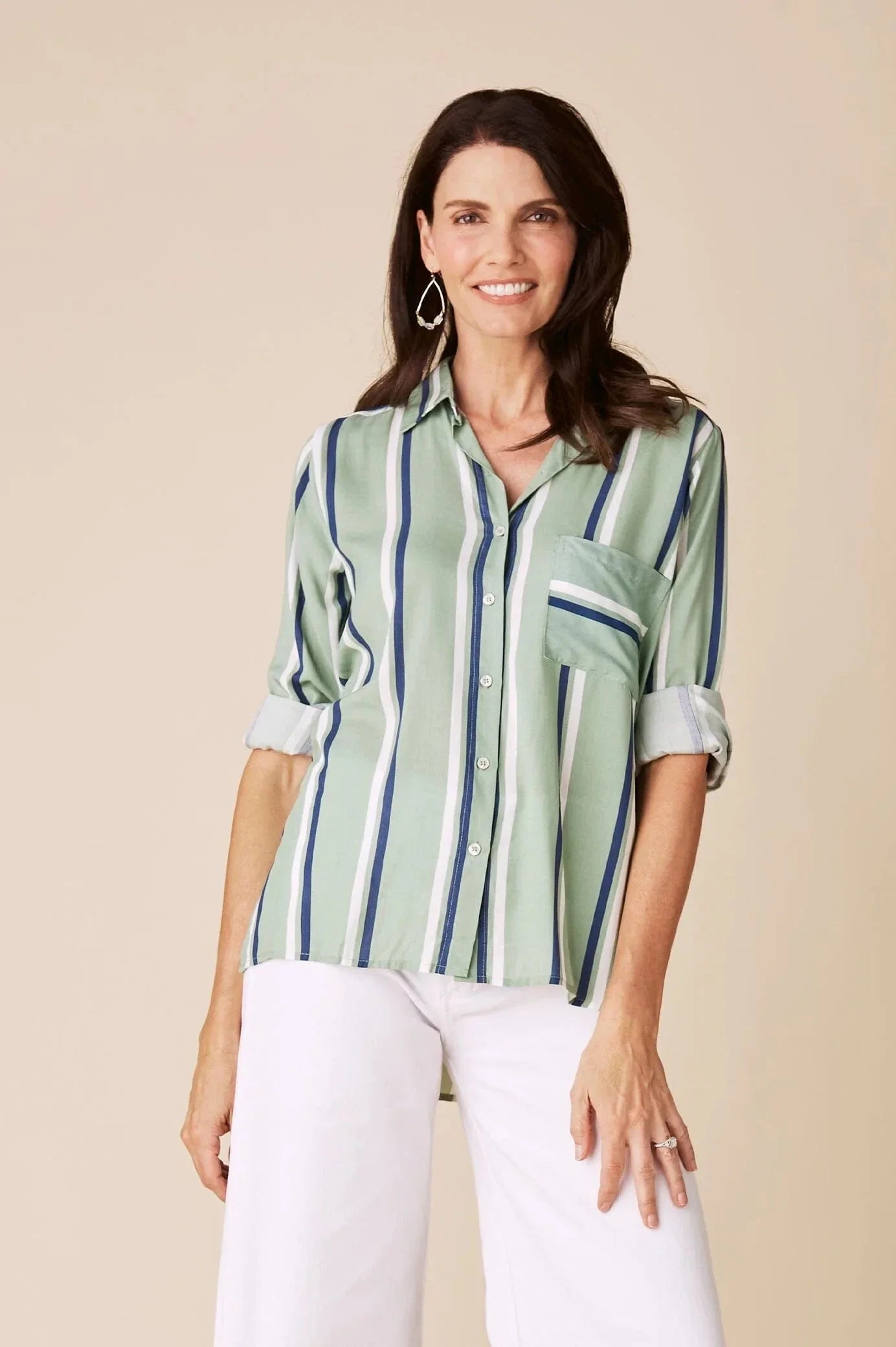 Lumi Long Sleeve Collared Shirt