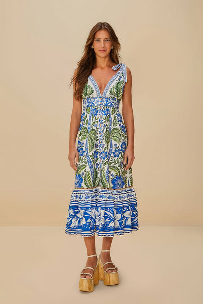 Off-White Tropicance Midi Dress