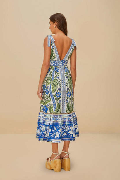 Off-White Tropicance Midi Dress