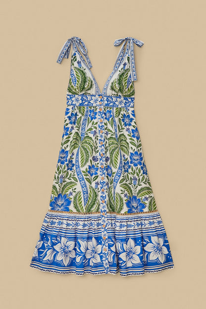 Off-White Tropicance Midi Dress