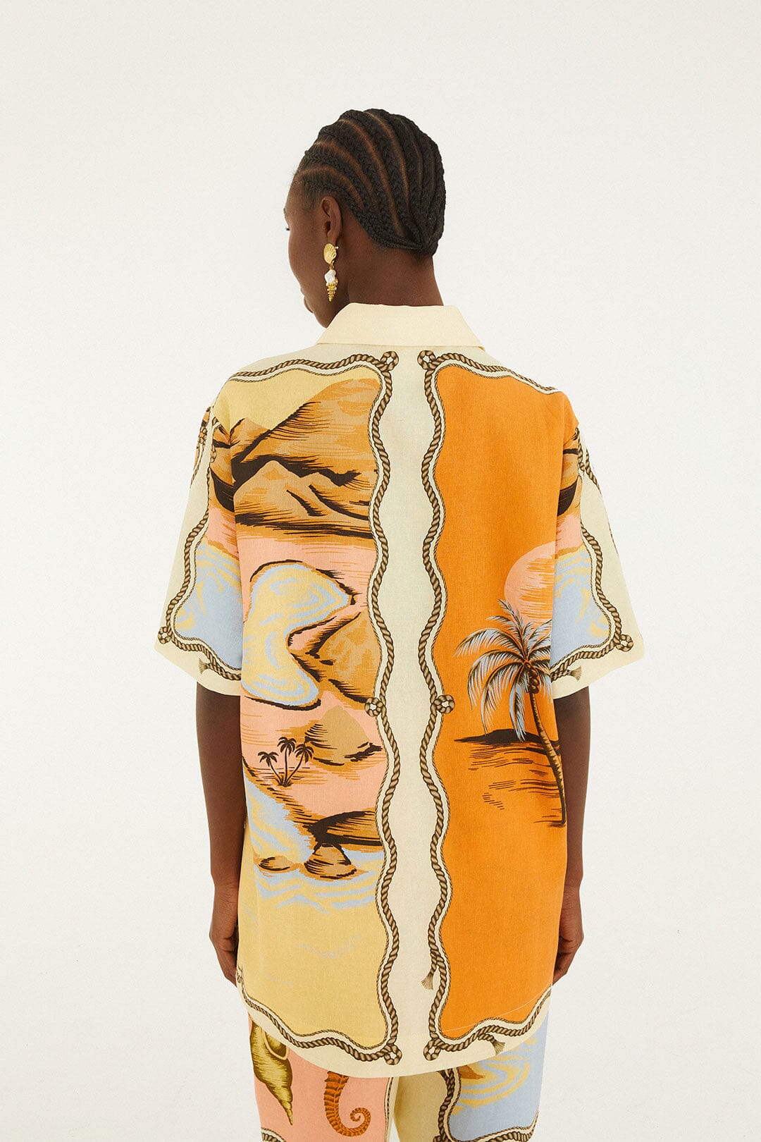 Multicolor Rio Souvenir Scarves Shirt