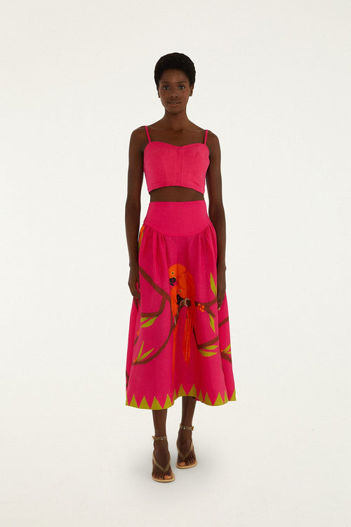Pink  Maxi Skirt