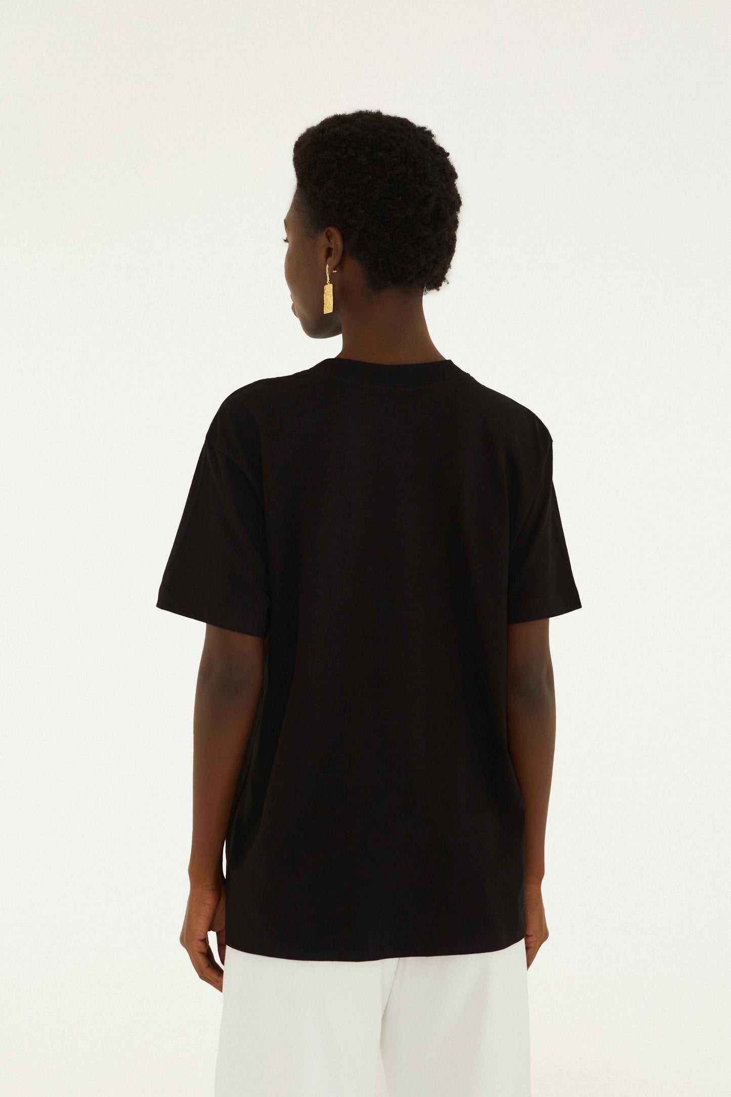 Black Landscape Carioca  Relaxed T-Shirt