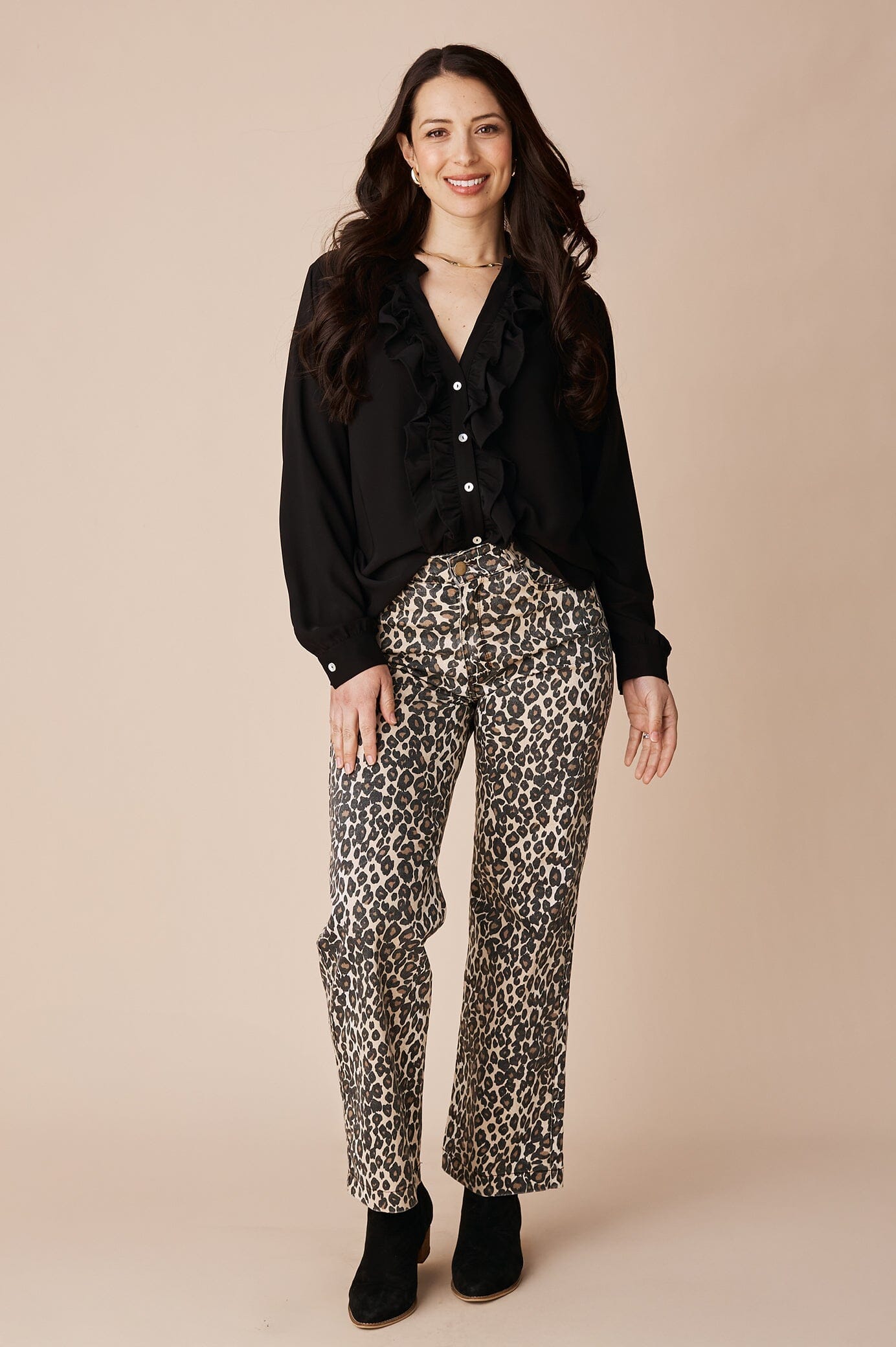 Amery Long Sleeve Top Black
